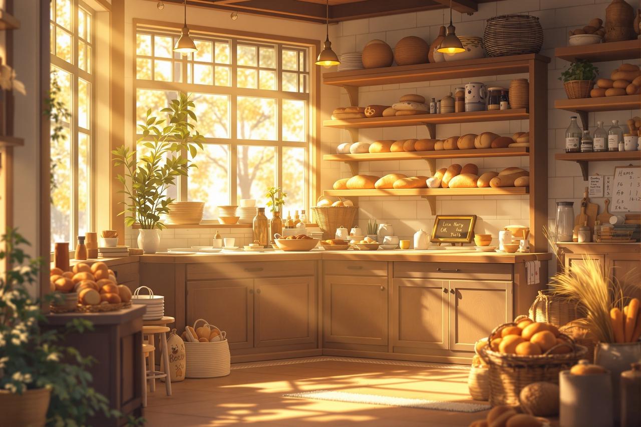 红豆魔改短剧作品 - 猫咪的面包坊